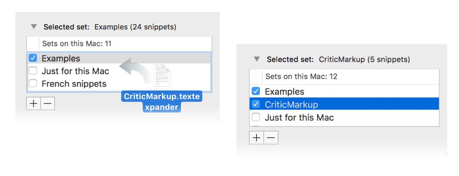 Screenshot of drag-and-drop TextExpander import